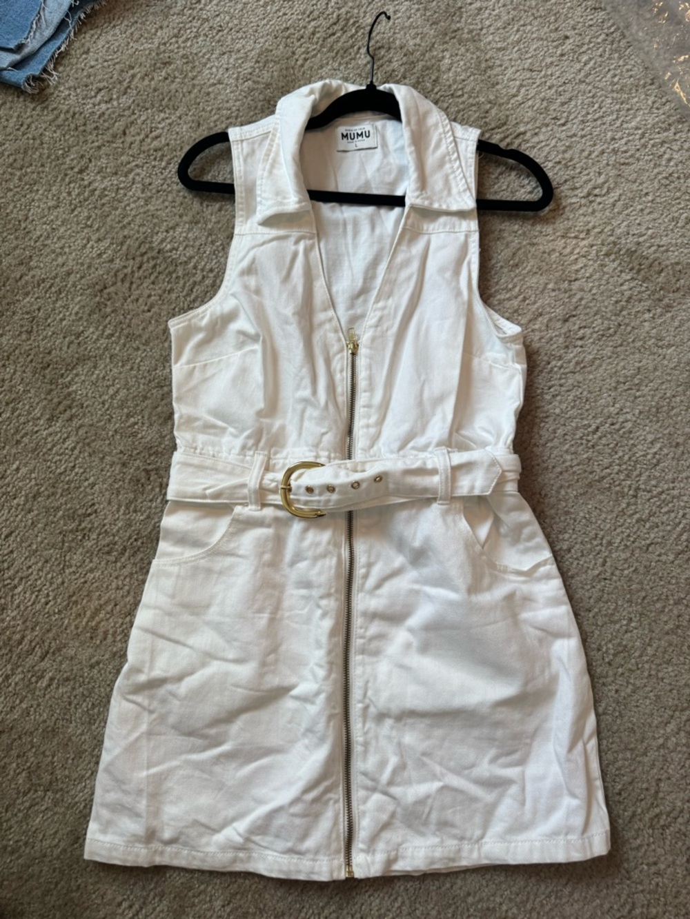 Show Me Your Mumu Oxford Denim Dress